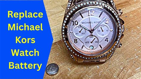 michael kors watch mk3312 battery replacement|Michael Kors Watch battery diagram.